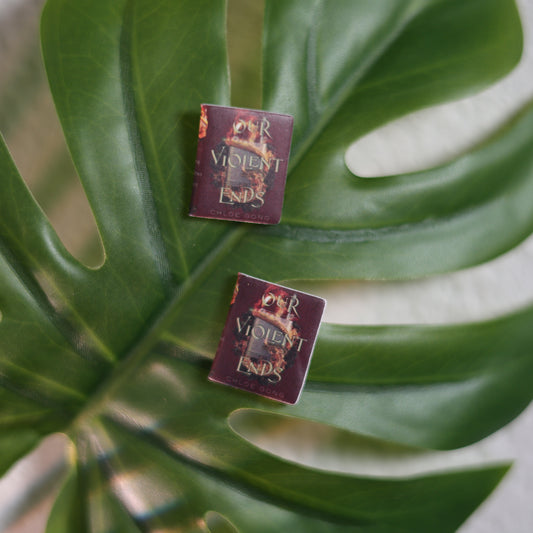 Titled Stud Earrings - Chloe Gong - Our Violent Ends