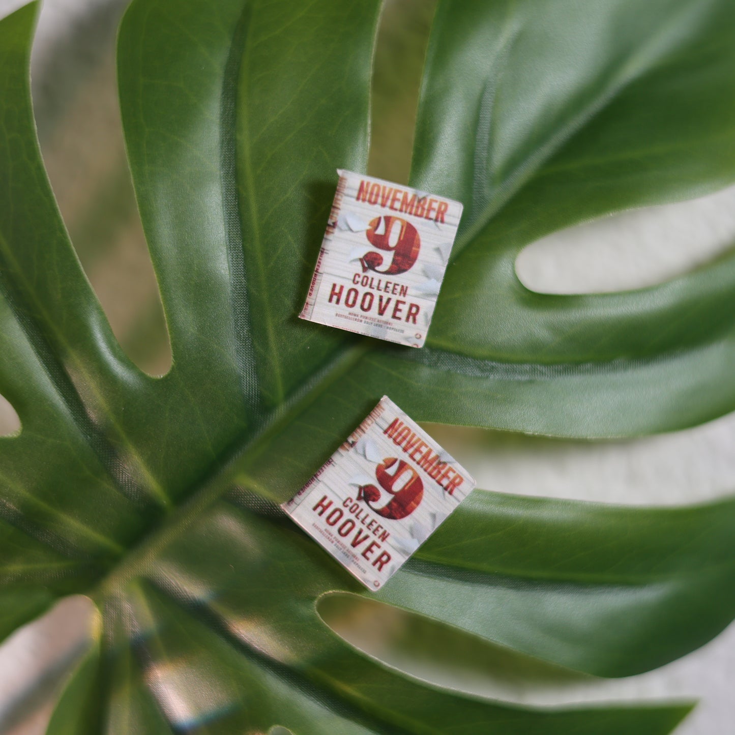 Titled Stud Earrings - Colleen Hoover - November 9