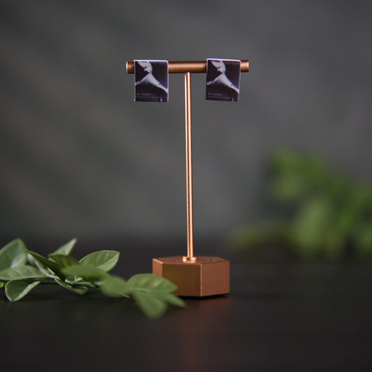Titled Stud Earrings - E.L. James - Fifty Shades of Grey