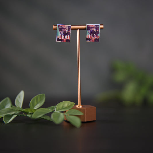 Titled Stud Earrings - Elle Kennedy - The Deal