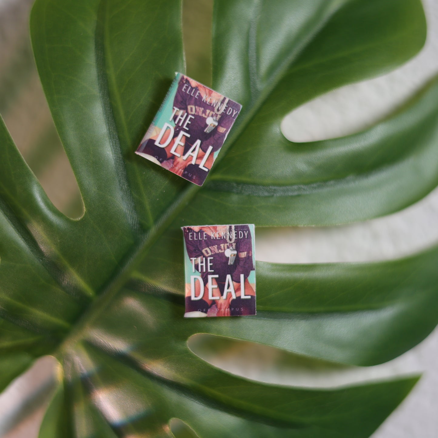 Titled Stud Earrings - Elle Kennedy - The Deal