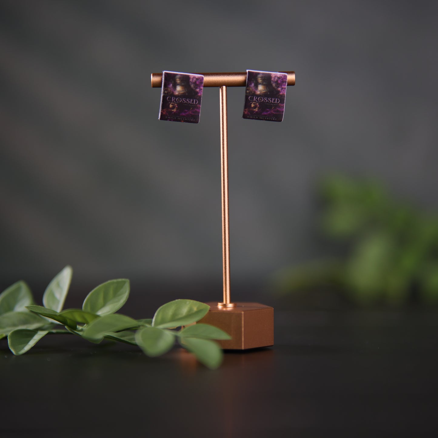 Titled Stud Earrings - Emily McIntire - Crossed