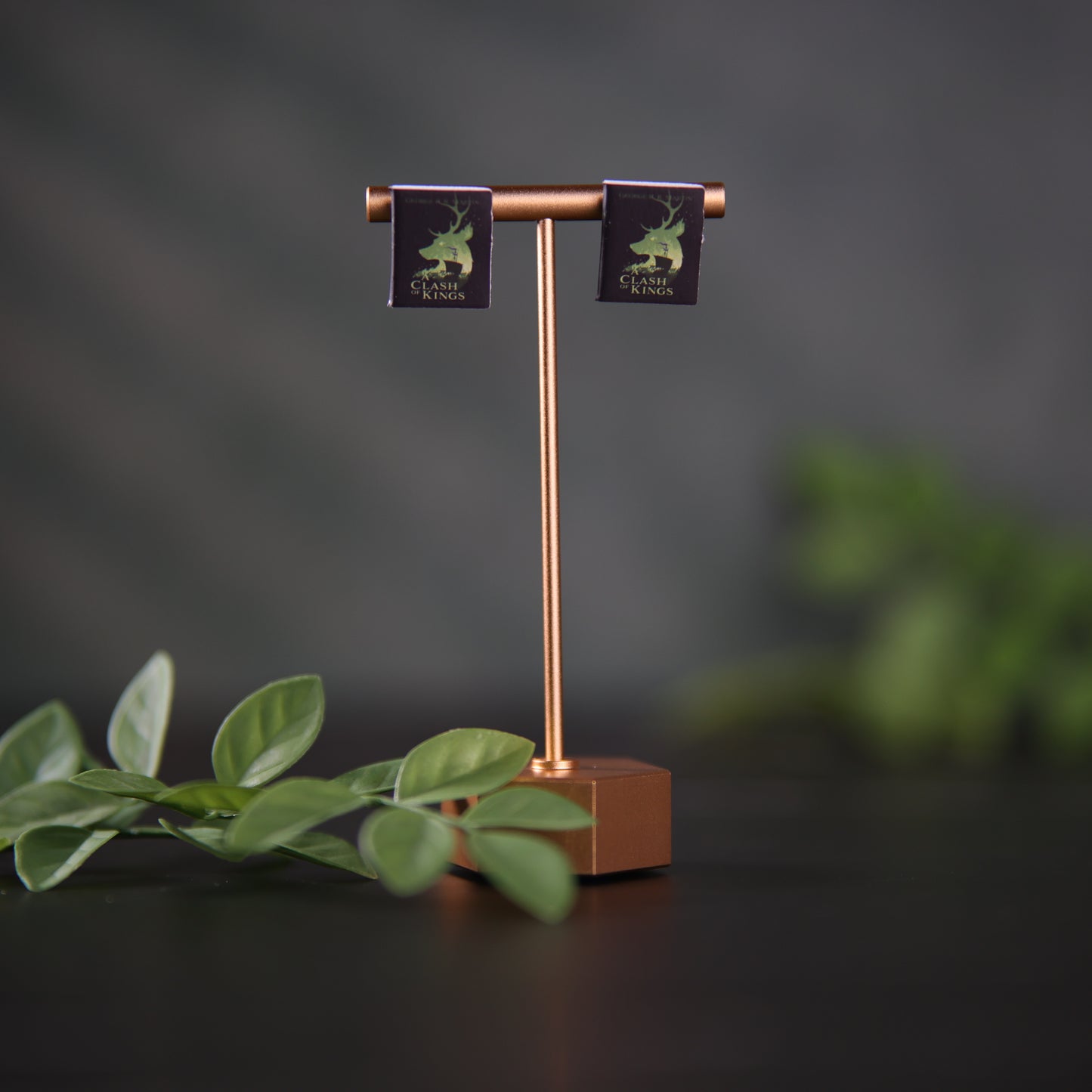 Titled Stud Earrings - George R.R. Martin - A Clash of Kings