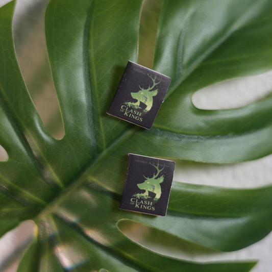 Titled Stud Earrings - George R.R. Martin - A Clash of Kings