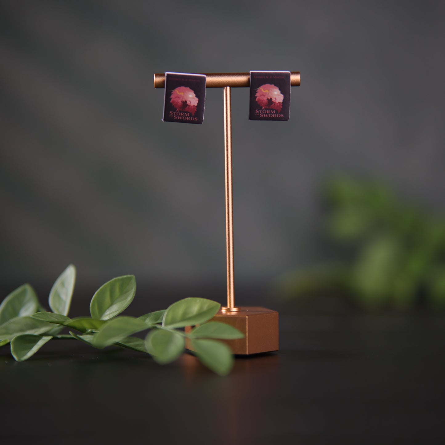 Titled Stud Earrings - George R.R. Martin - A Storm of Swords