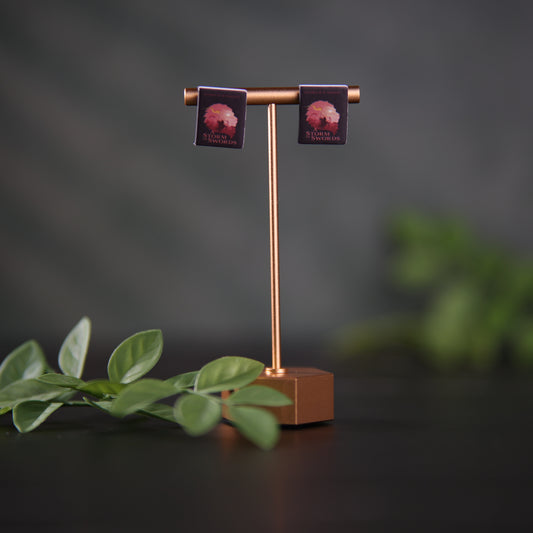 Titled Stud Earrings - George R.R. Martin - A Storm of Swords