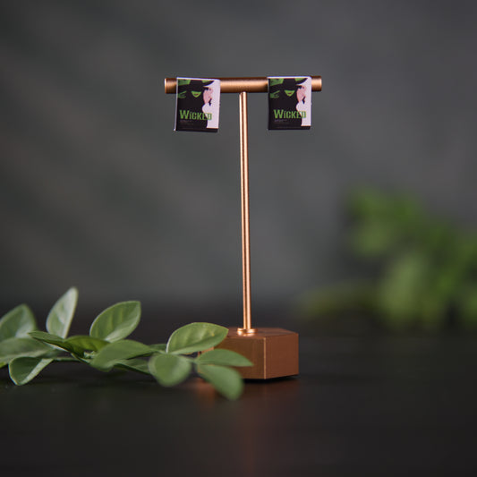 Titled Stud Earrings - Gregory Maguire - Wicked