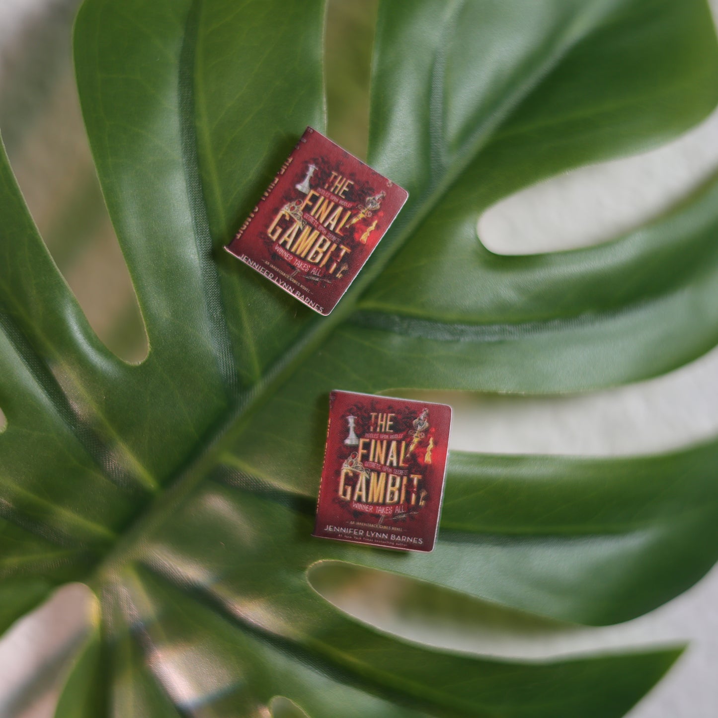 Titled Stud Earrings - Jennifer Lynn Barnes - The Final Gambit