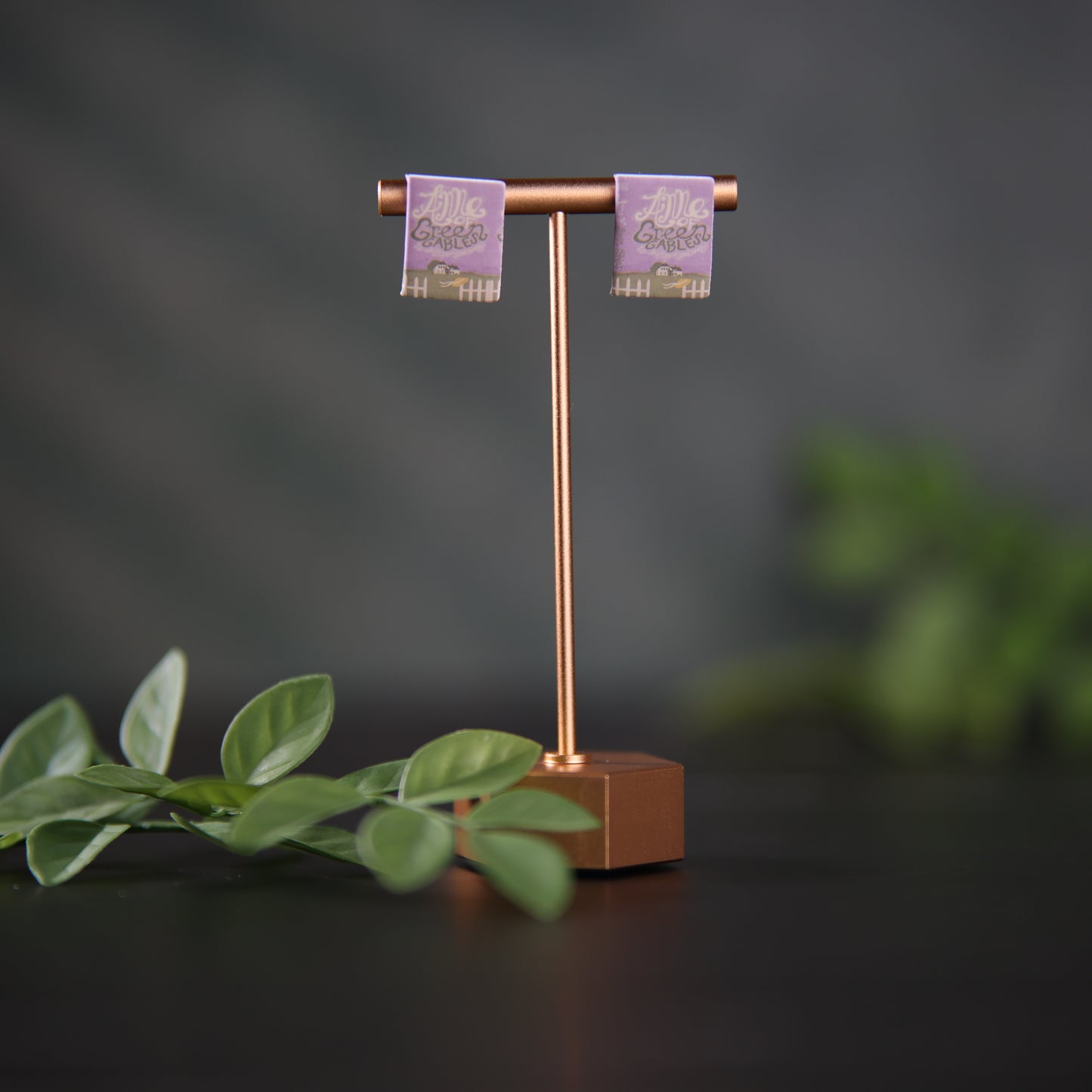 Titled Stud Earrings - L.M. Montgomery - Anne of Green Gables