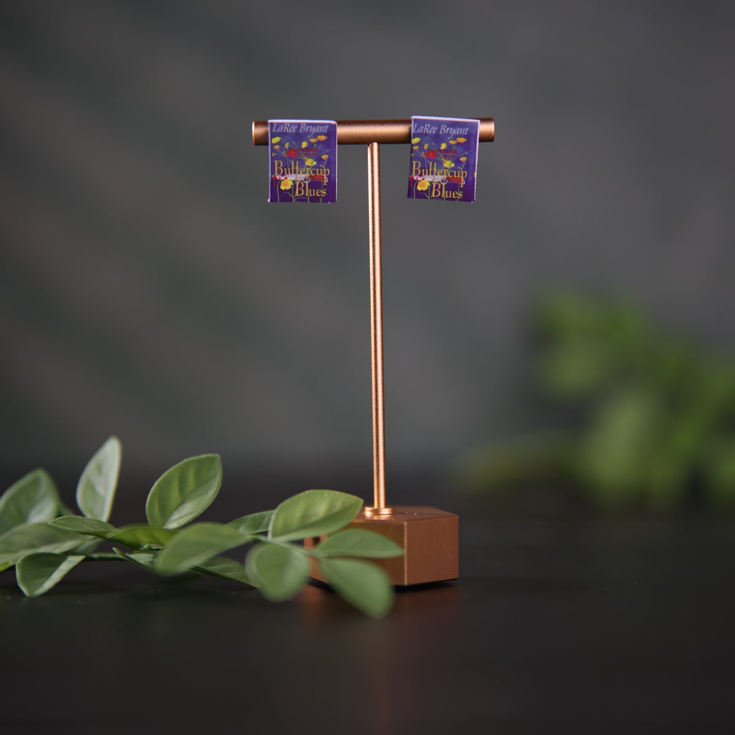 Titled Stud Earrings - LaRee Bryant - Buttercup Blues