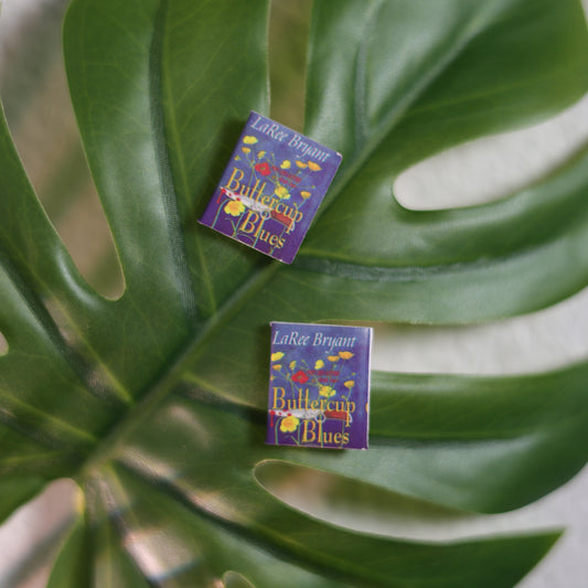 Titled Stud Earrings - LaRee Bryant - Buttercup Blues