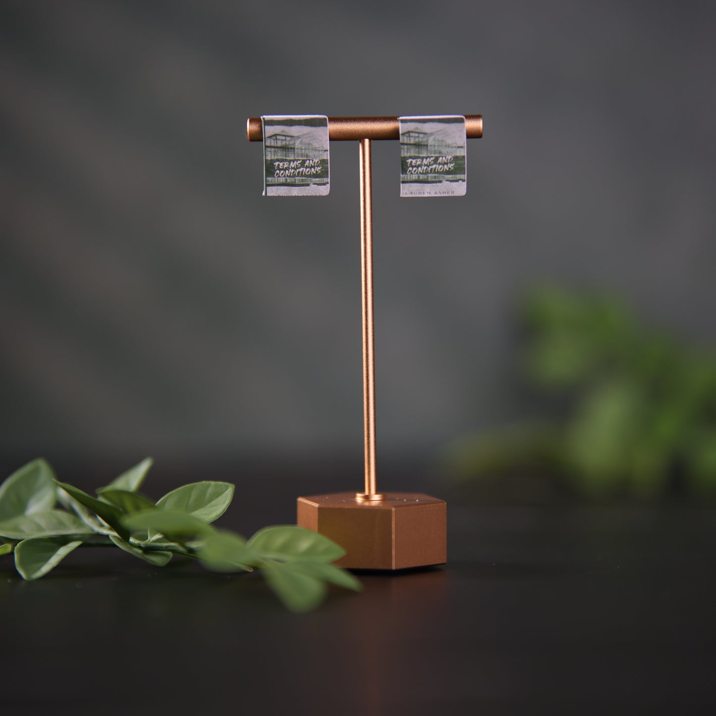 Titled Stud Earrings - Lauren Asher - Terms and Conditions