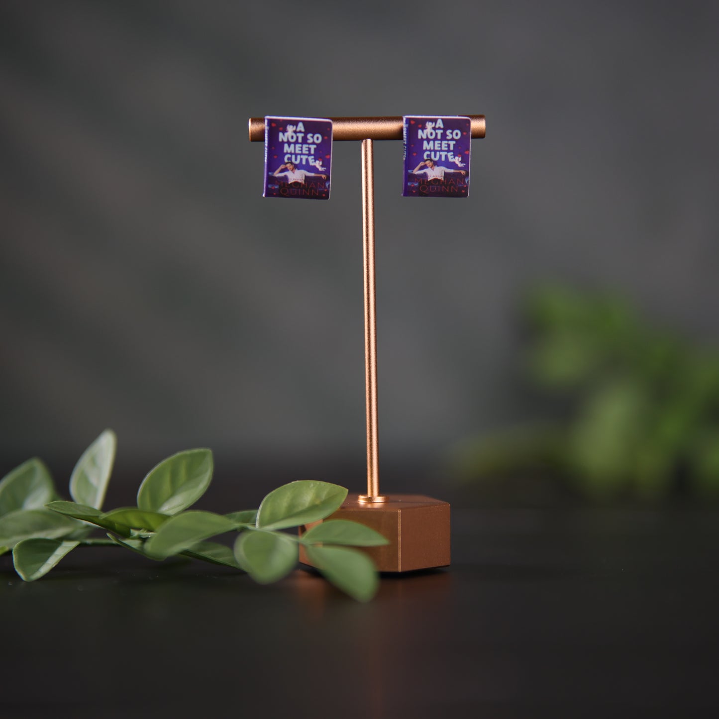 Titled Stud Earrings - Meghan Quinn - A Not So Meet Cute