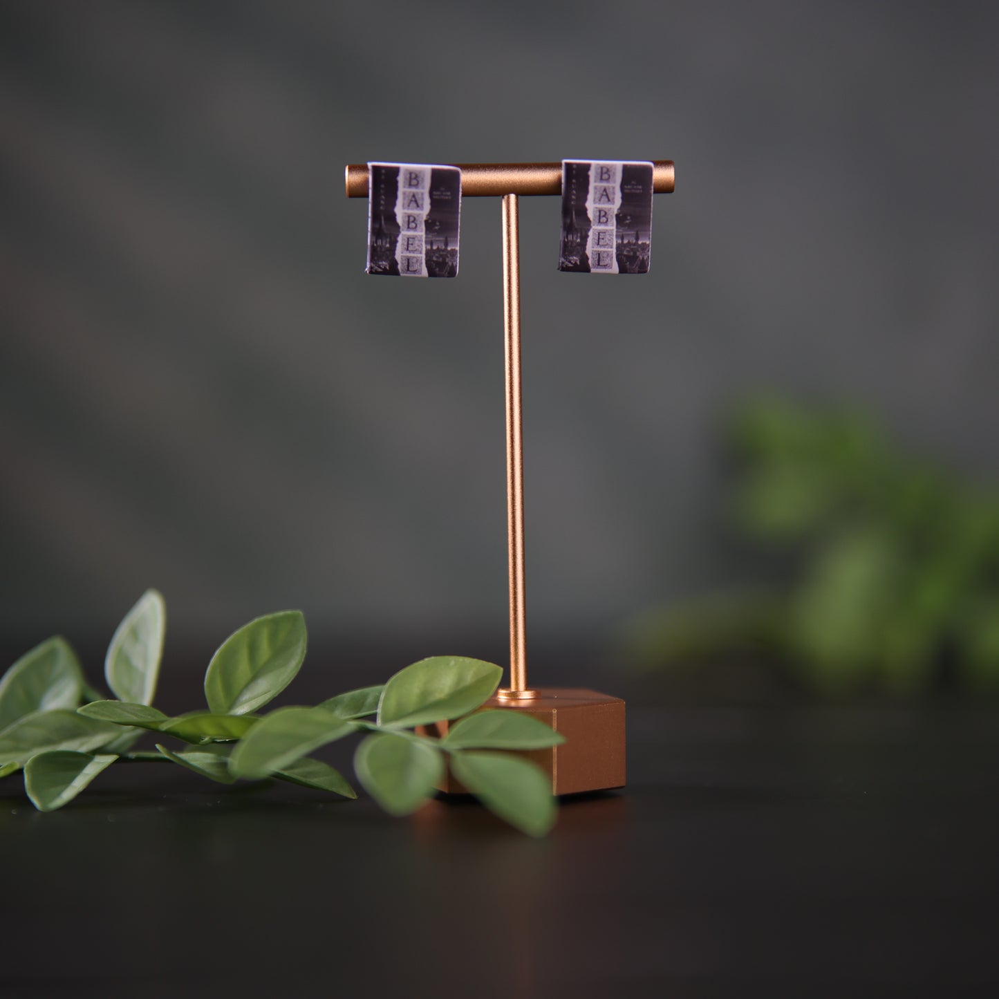 Titled Stud Earrings - R.F. Kuang - Babel, or the Necessity of Violence