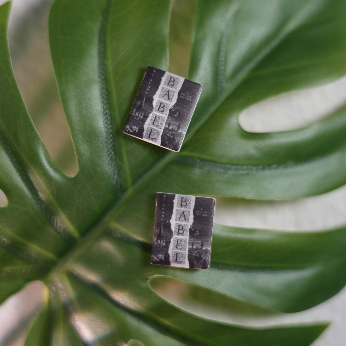 Titled Stud Earrings - R.F. Kuang - Babel, or the Necessity of Violence