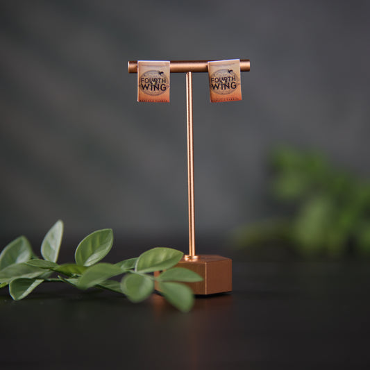 Titled Stud Earrings - Rebecca Yarros - Fourth Wing