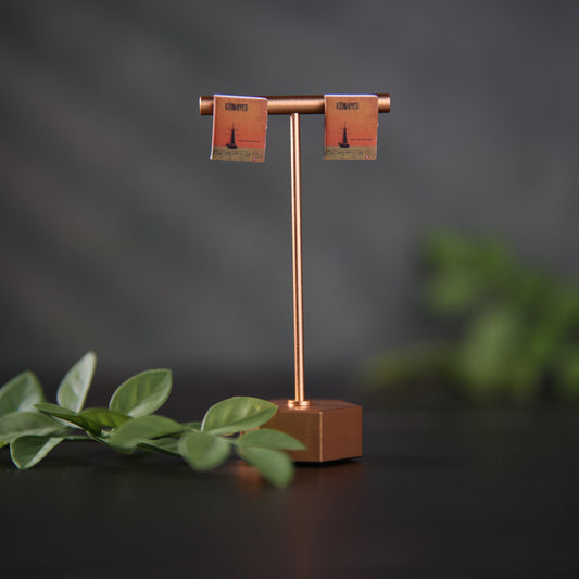 Titled Stud Earrings - Robert Louis Stevenson - Kidnapped