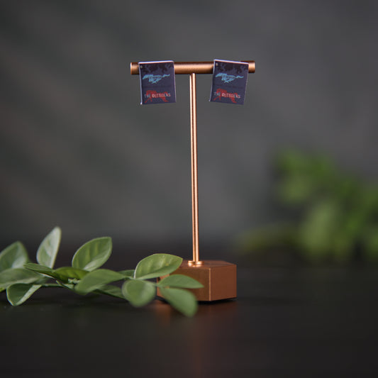 Titled Stud Earrings - S.E. Hinton - The Outsiders