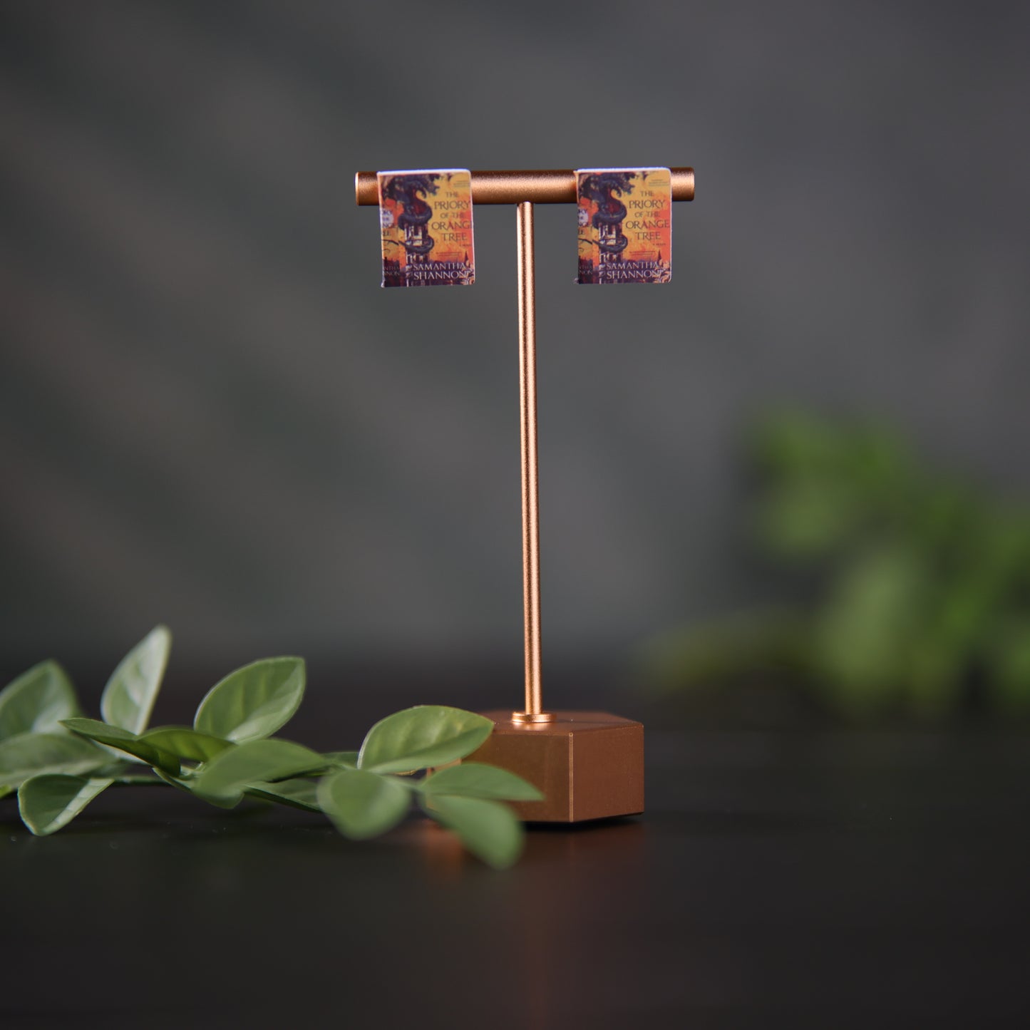 Titled Stud Earrings - Samantha Shannon - The Priory of the Orange Tree