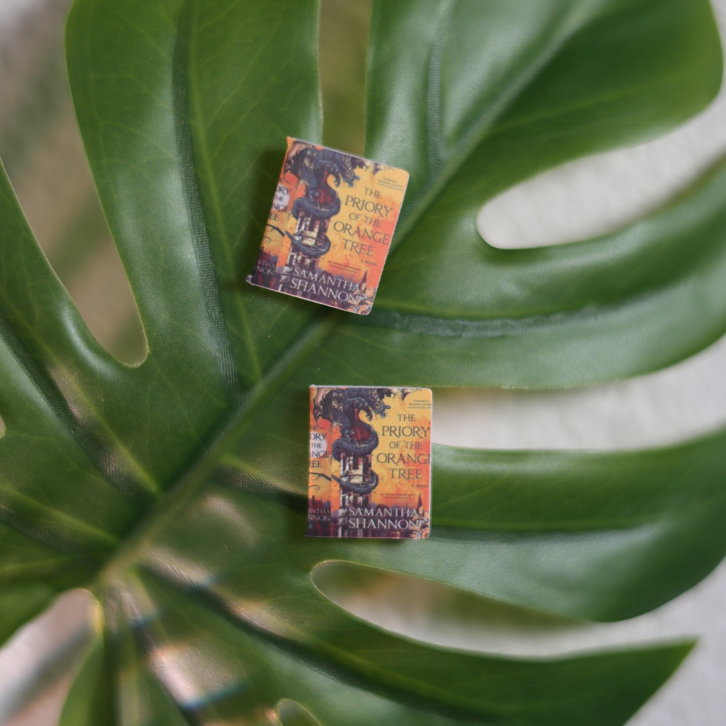 Titled Stud Earrings - Samantha Shannon - The Priory of the Orange Tree