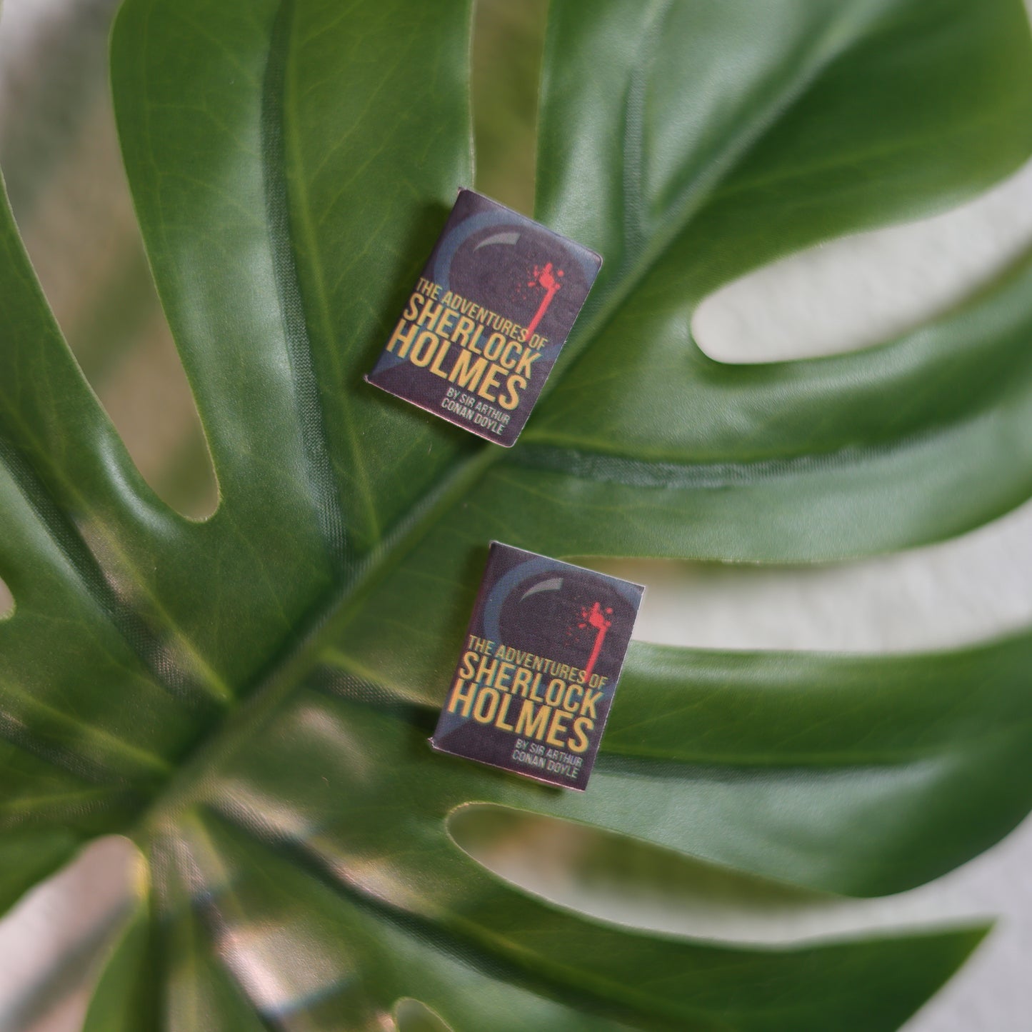 Titled Stud Earrings - Sir Arthur Conan Doyle - The Adventures of Sherlock Holmes