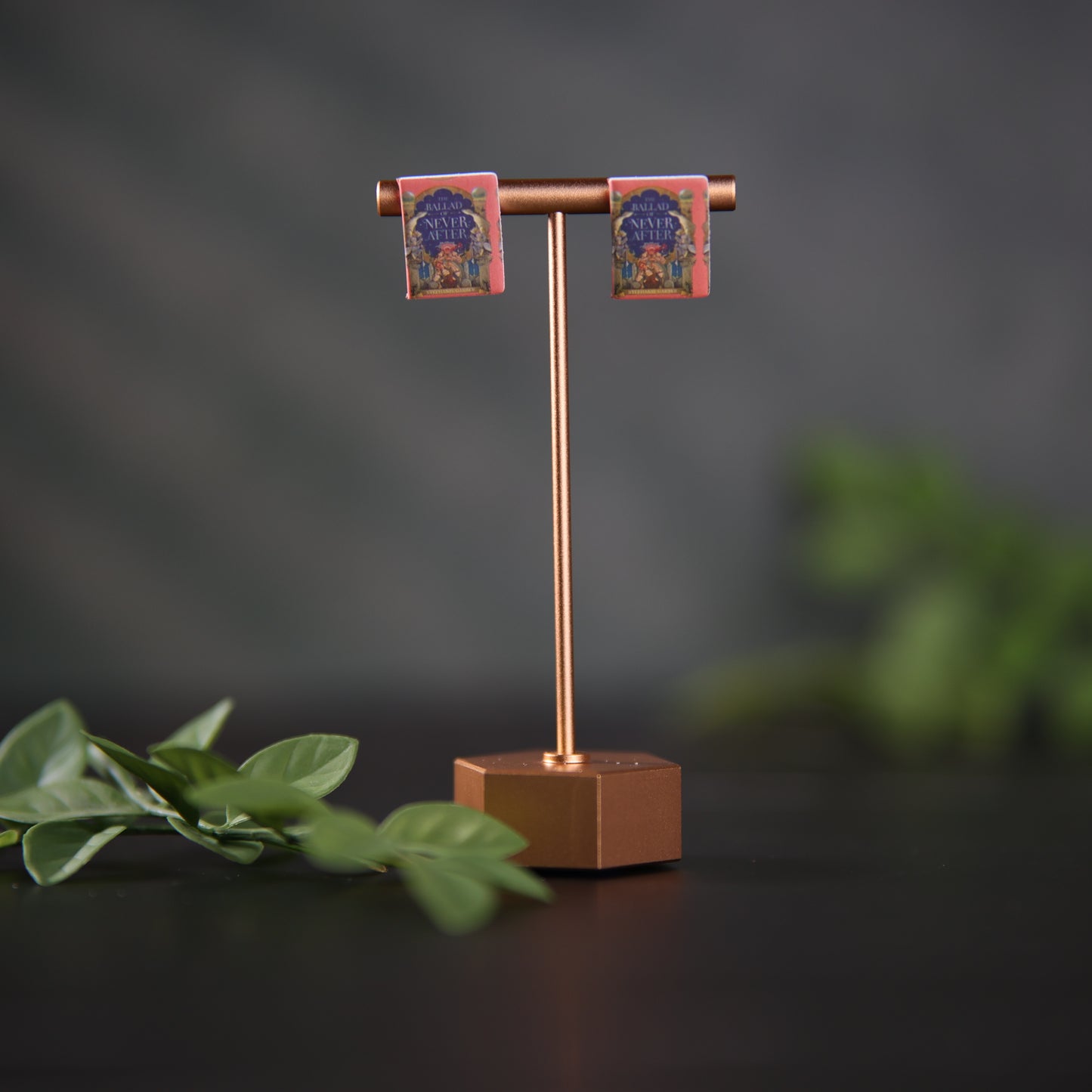 Titled Stud Earrings - Stephanie Garber - The Ballad of Never After