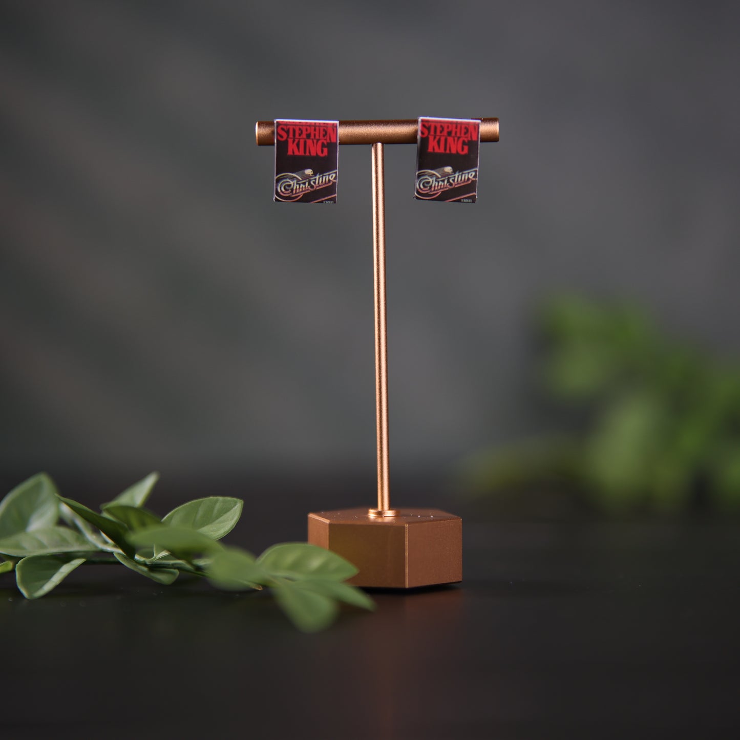 Titled Stud Earrings - Stephen King - Christine