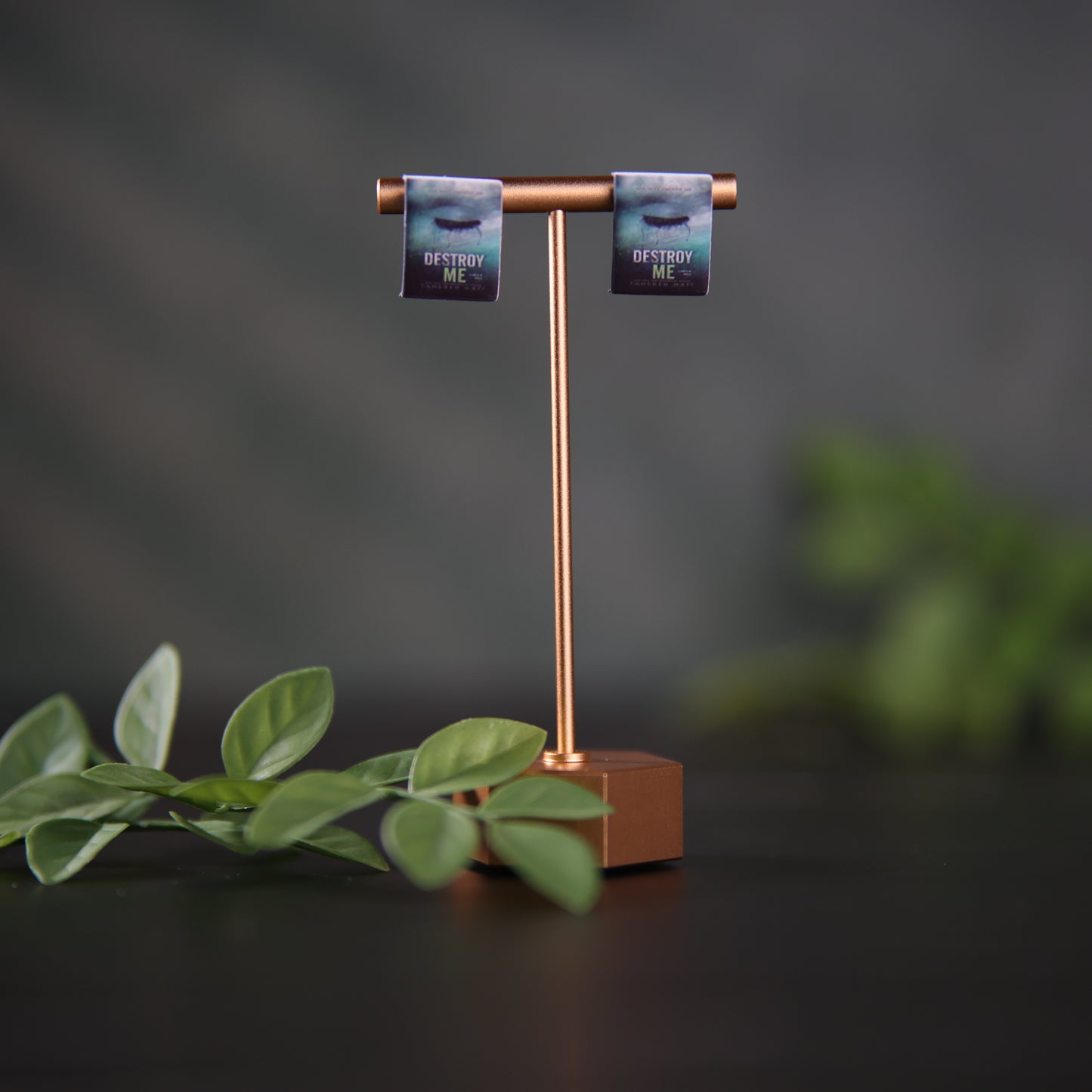 Titled Stud Earrings - Tahereh Mafi - Destroy Me