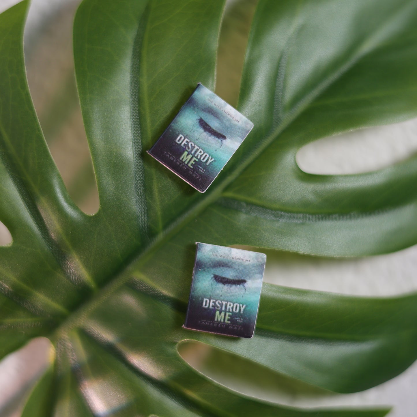 Titled Stud Earrings - Tahereh Mafi - Destroy Me