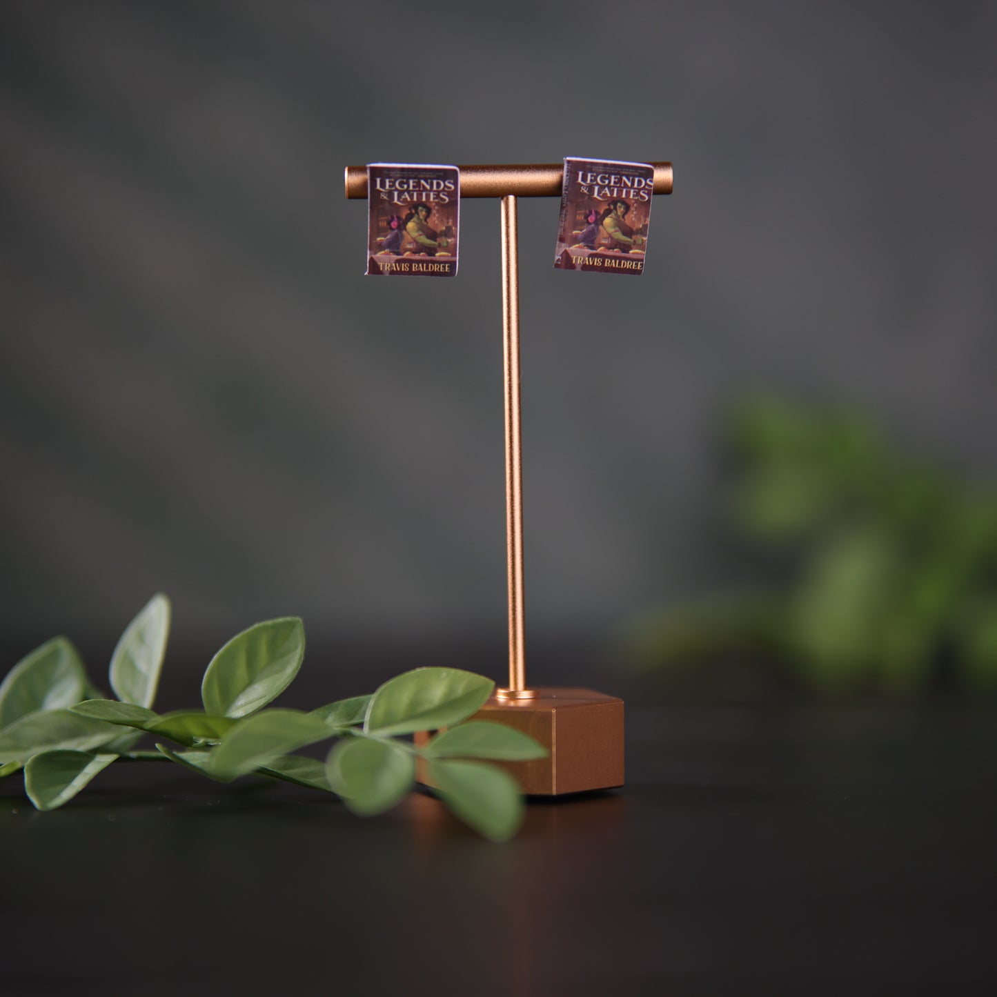 Titled Stud Earrings - Travis Baldree - Legends and Lattes