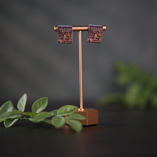 Titled Stud Earrings - Travis Baldree - Legends and Lattes